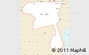 Classic Style Simple Map of ZIP code 84329