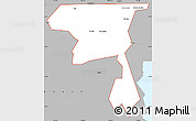 Gray Simple Map of ZIP code 84329