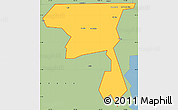 Savanna Style Simple Map of ZIP code 84329