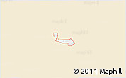 Classic Style 3D Map of ZIP code 84330, single color outside