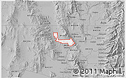 Gray 3D Map of ZIP code 84330