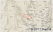 Shaded Relief 3D Map of ZIP code 84330