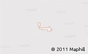 Silver Style 3D Map of ZIP code 84330, single color outside