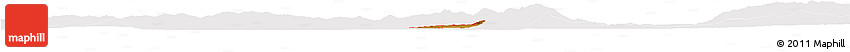 Physical Horizon Map of ZIP Code 84330, cropped outside
