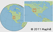 Savanna Style Location Map of ZIP code 84330, within the entire country