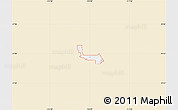 Classic Style Map of ZIP code 84330, single color outside
