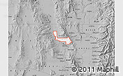 Gray Map of ZIP code 84330