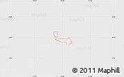 Silver Style Map of ZIP code 84330, single color outside
