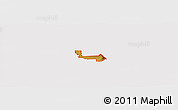 Physical Panoramic Map of ZIP code 84330, cropped outside