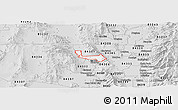 Silver Style Panoramic Map of ZIP code 84330