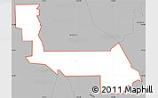 Gray Simple Map of ZIP code 84330