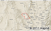 Shaded Relief 3D Map of ZIP code 84331
