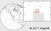 Blank Location Map of ZIP code 84331, highlighted state