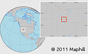 Gray Location Map of ZIP code 84331