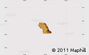 Physical Map of ZIP code 84331, cropped outside