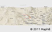 Shaded Relief Panoramic Map of ZIP code 84331