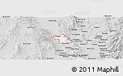 Silver Style Panoramic Map of ZIP code 84331
