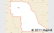 Classic Style Simple Map of ZIP code 84331