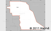 Gray Simple Map of ZIP code 84331