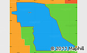 Political Simple Map of ZIP code 84331