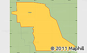 Savanna Style Simple Map of ZIP code 84331
