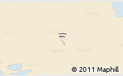 Classic Style 3D Map of ZIP code 84332, single color outside
