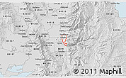 Silver Style 3D Map of ZIP code 84332