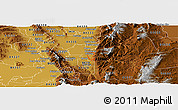 Physical Panoramic Map of ZIP code 84332