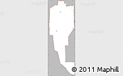 Gray Simple Map of ZIP code 84332