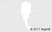 Silver Style Simple Map of ZIP code 84332