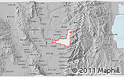 Gray 3D Map of ZIP code 84333