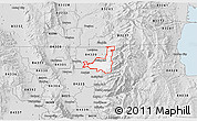 Silver Style 3D Map of ZIP code 84333