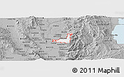 Gray Panoramic Map of ZIP code 84333