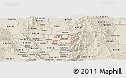 Shaded Relief Panoramic Map of ZIP code 84333