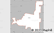 Gray Simple Map of ZIP code 84333