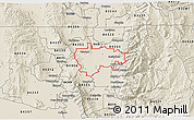 Shaded Relief 3D Map of ZIP code 84335