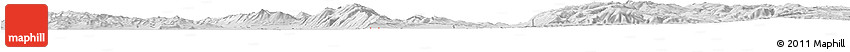 Silver Style Horizon Map of ZIP Code 84335