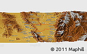 Physical Panoramic Map of ZIP code 84335