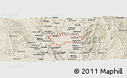 Shaded Relief Panoramic Map of ZIP code 84335