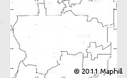 Blank Simple Map of ZIP code 84335, no labels