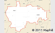 Classic Style Simple Map of ZIP code 84335