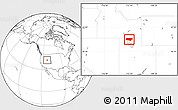 Blank Location Map of ZIP code 84336