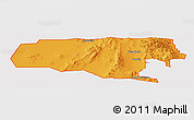 Political Panoramic Map of ZIP code 84336, cropped outside