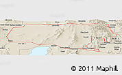 Shaded Relief Panoramic Map of ZIP code 84336