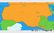 Political Simple Map of ZIP code 84336