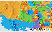 Political 3D Map of ZIP code 84337