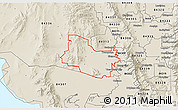 Shaded Relief 3D Map of ZIP code 84337