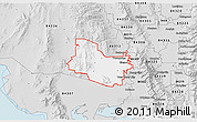 Silver Style 3D Map of ZIP code 84337
