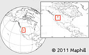 Blank Location Map of ZIP code 84337, within the entire country