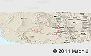 Shaded Relief Panoramic Map of ZIP code 84337